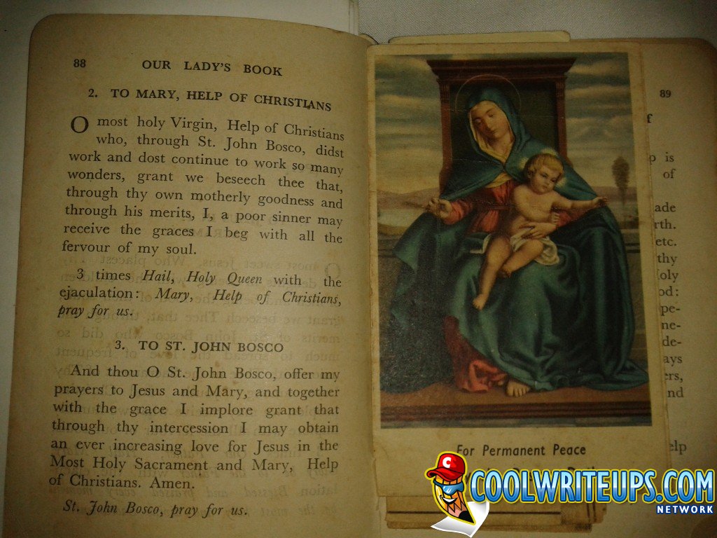 Novena to Our Lady, help of Christians as recommended by St.John Bosco Prayer 2
